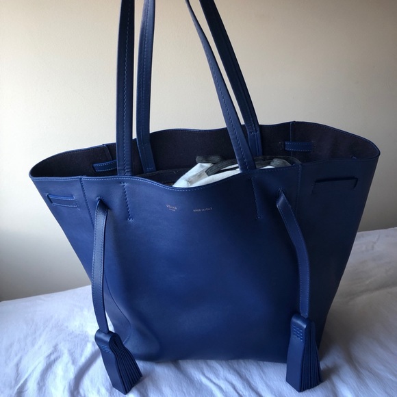 Authentic Celine Small Cabas Calfskin Tassel Tote - Picture 8 of 8